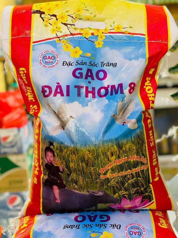 Gạo Đài Thơm Tám dẻo - 10kg