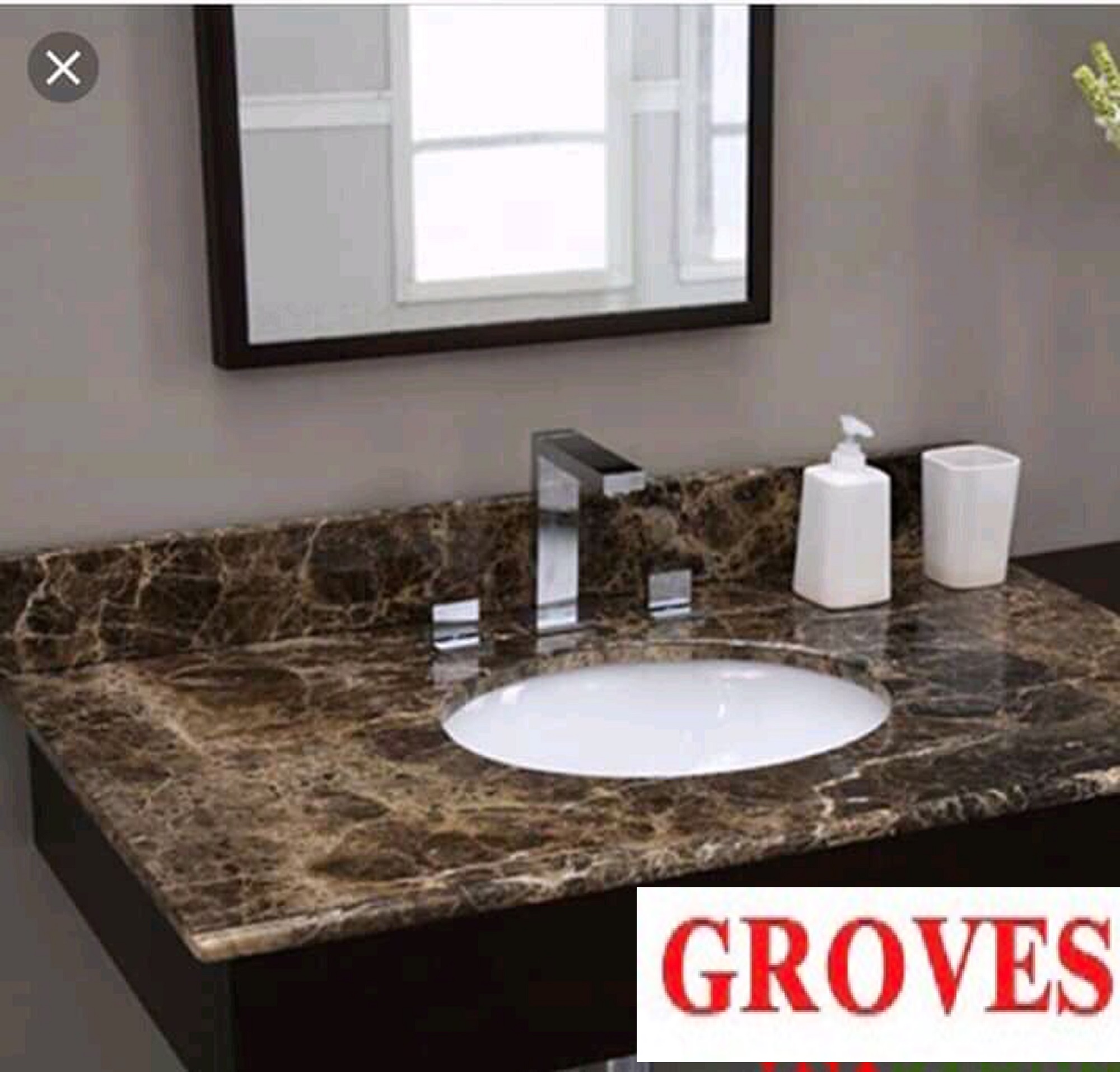 CHẬU LAVABO ÂM BÀN ĐÁ GRV1802