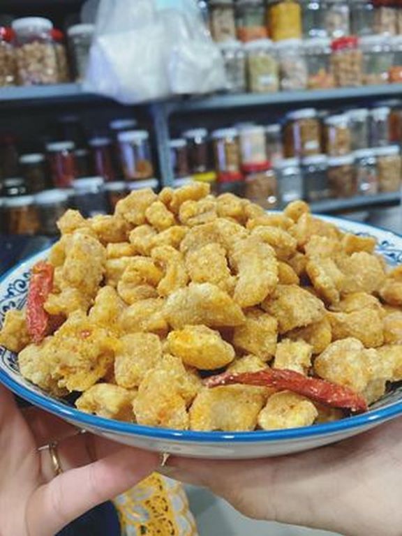Tóp Mỡ Sấy Trứng Muối - Ngon Mê Ly 100G