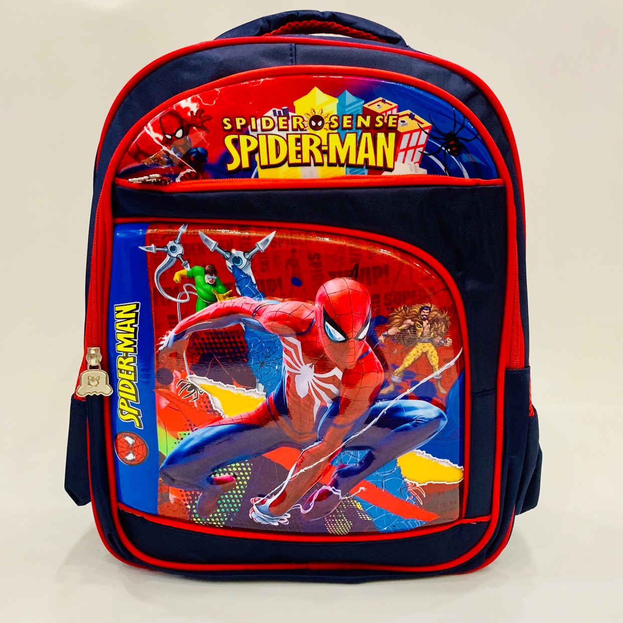 [HCM]Ba lô đi học cho bé trai cấp 1 hình nổi Siêu nhân nhện Spiderman  American  xe hơi Mc Queen - TQ