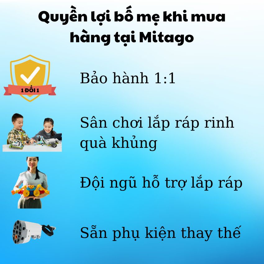 Mô hình lắp ráp Động cơ technic motor M tương thích 9686 bảo hành 1 đổi 1