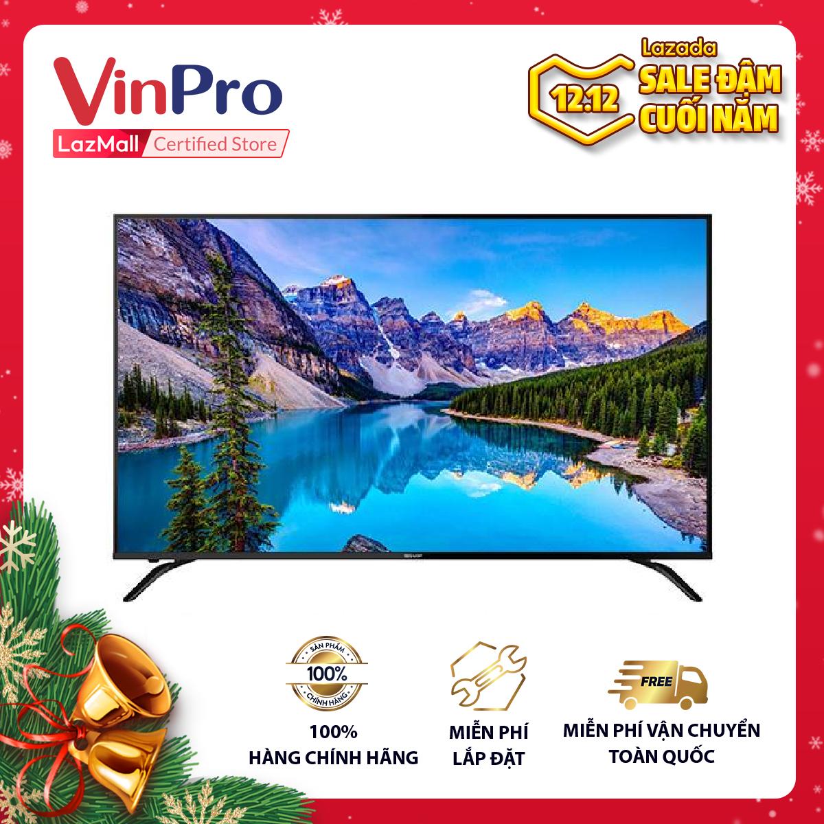 Bảng giá LED Tivi Sharp 4K 70 inch 4T-C70AL1X - Hàng chính hãng - Nâng cao chất lượng hình ảnh với công nghệ X4 Master Engine Pro - Công nghệ Dolby Audio cho âm thanh bùng nổ - Bảo hành chính hãng