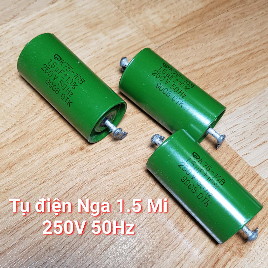 Tụ điện 1uf  1,5uf 4uf 10uf 30uf Nga chất lượng cao dùng trong âm thanh Lọc điện hoặc Cắt tần số cho Loa Siêu Treble giá 1 tụ