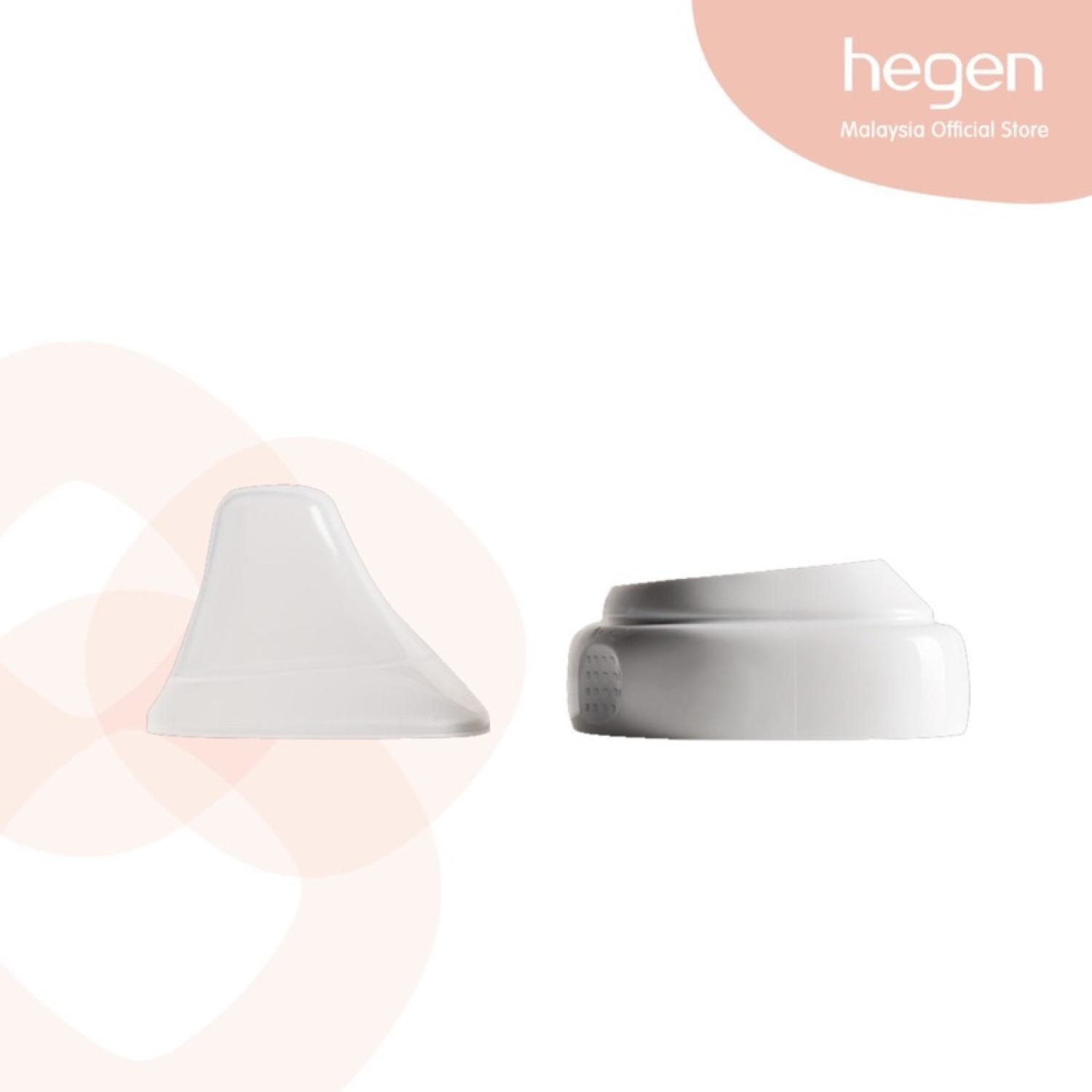 Bộ nắp đậy núm ti và Cổ nối bình sữa Hegen