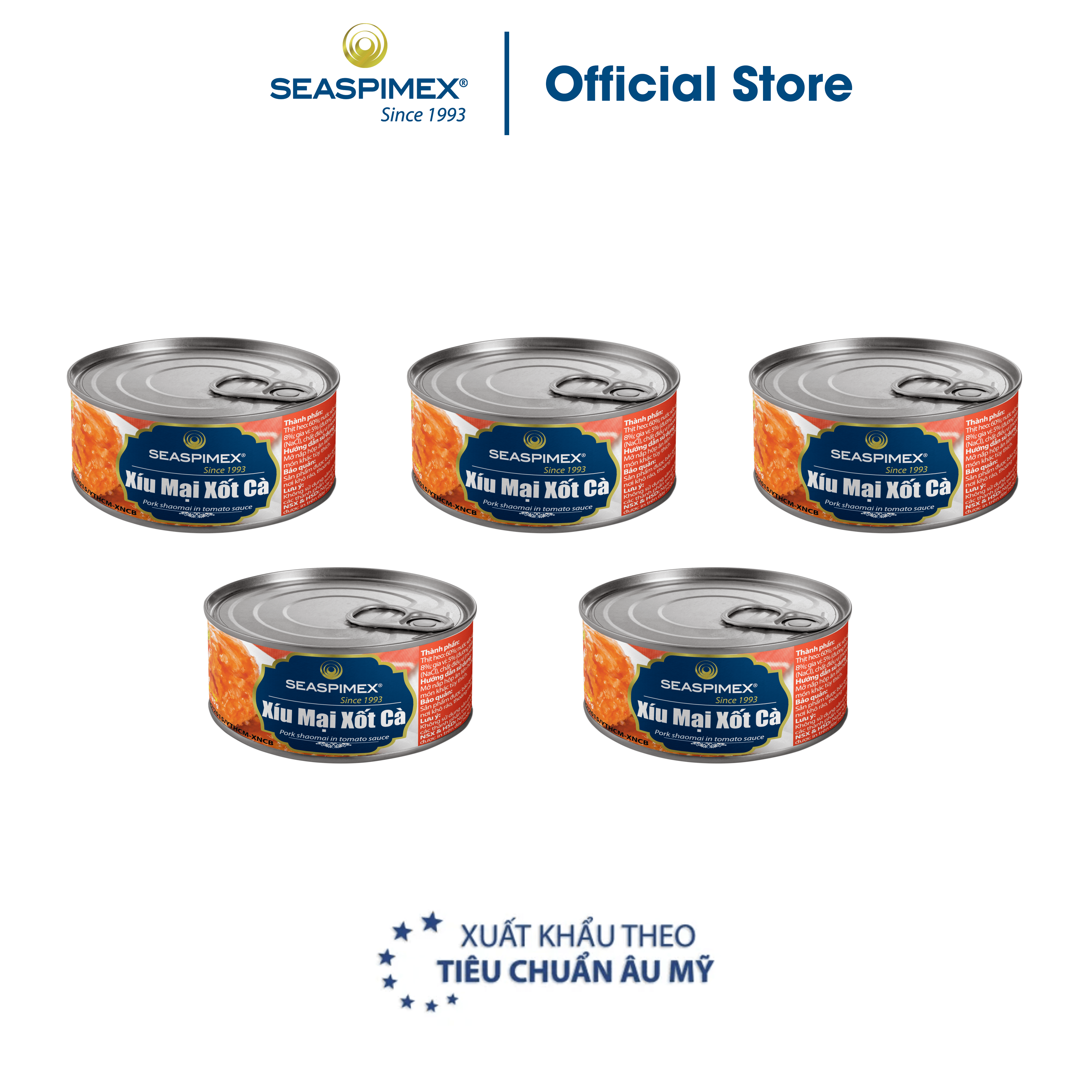Xíu Mại Xốt Cà SEASPIMEX 185gr