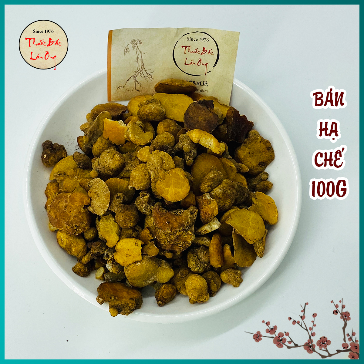 Bán Hạ 100g Hàng Loại 1, Hỗ Trợ Điều Trị Bệnh Hô Hấp, An Thần