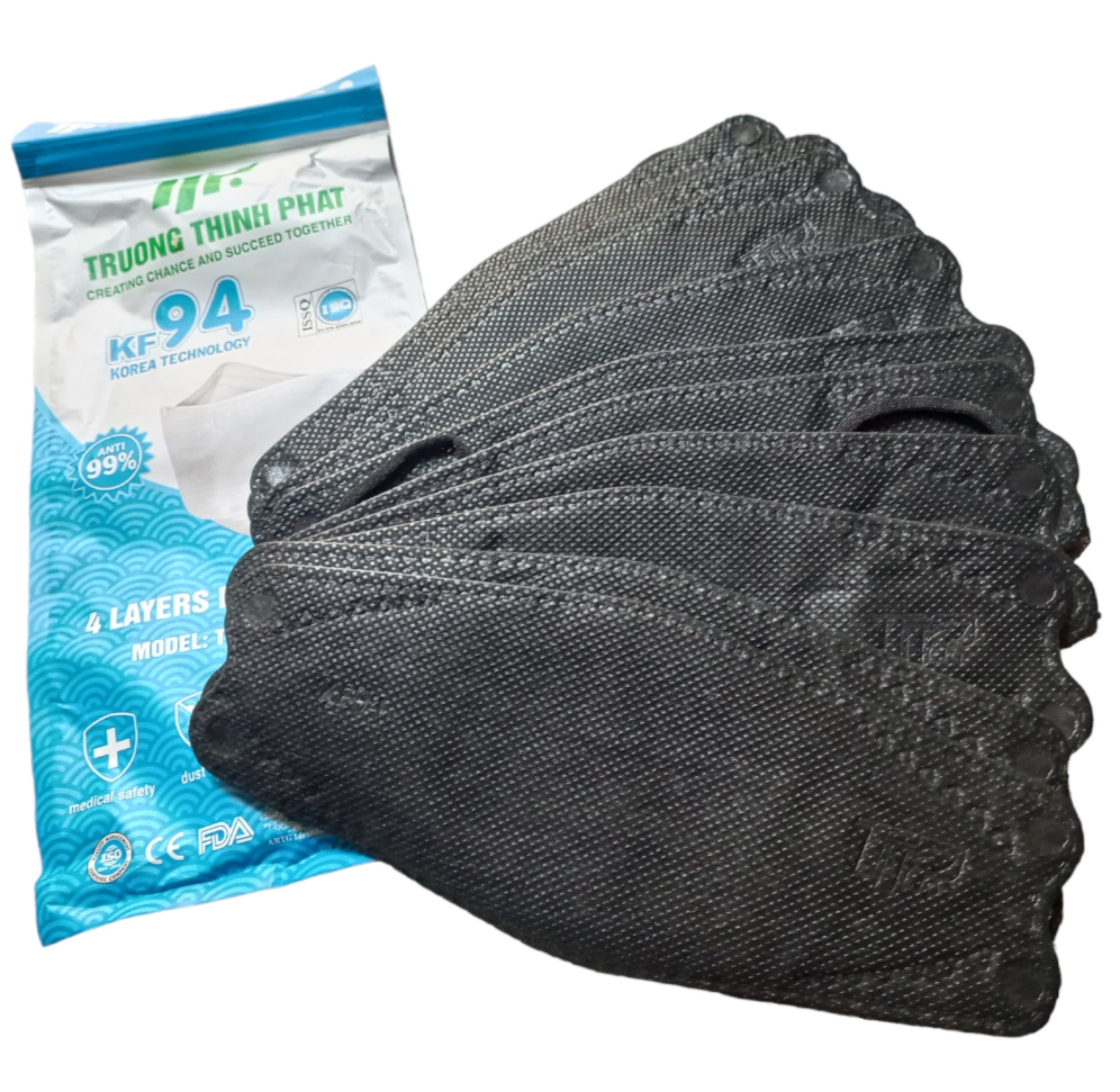 Khẩu trang 4 lớp 4D Mask KF94 - Bịch 10 cái