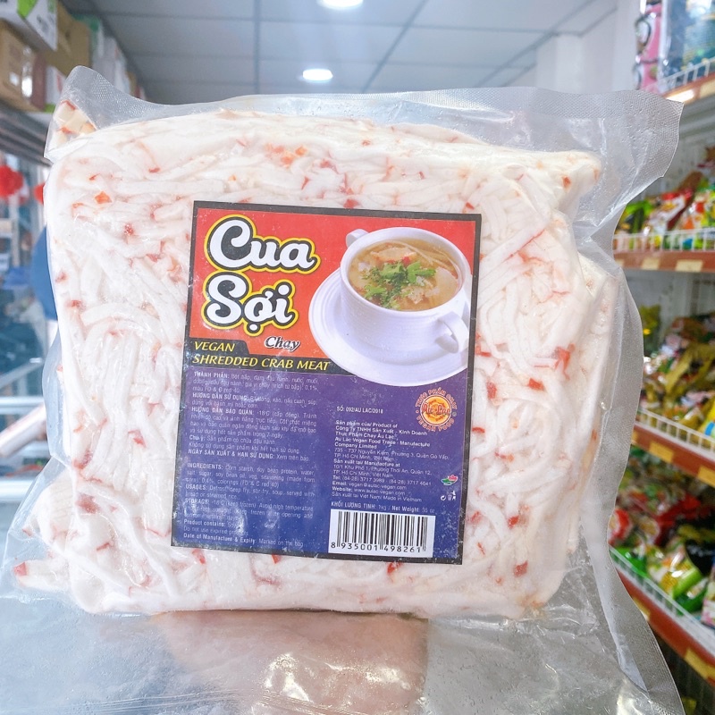 Cua sợi chay âu lạc 200g/ cua sợi để nấu soup cua chay