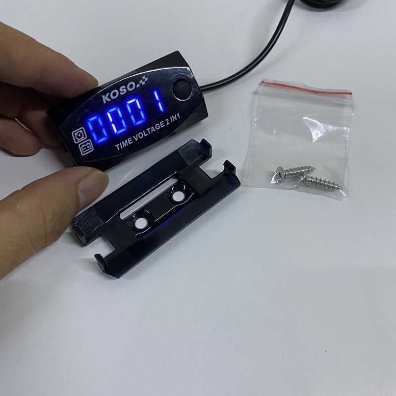 [Chính Hãng] Đồng hồ báo Volt KOSO 2 chức năng