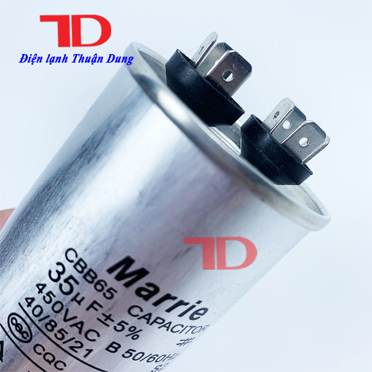 Tụ điều hòa Marrie loại zắc 35uf