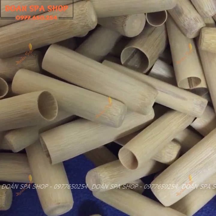 Combo 10 ống tre hút mụn - Nặn mụn lăn ống tre
