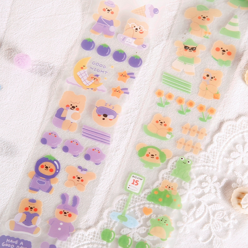 [HCM]1 tấm sticker dài dễ thương trang trí đa dụng (Hàng có sẵn)