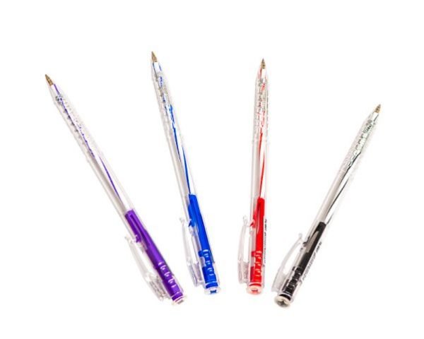 Combo 10 Bút bi Thiên Long TL-027 (Xanh, đen, đỏ,tím)
