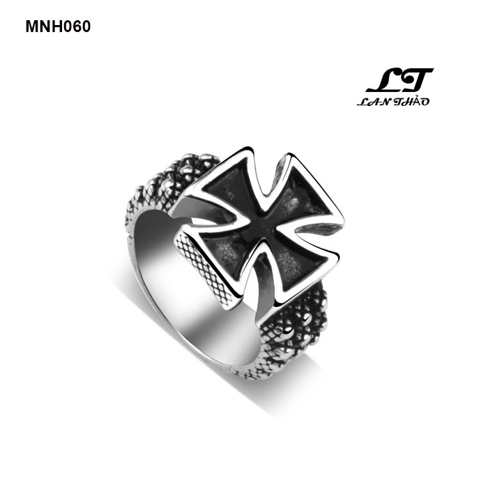 [HCM]Nhẫn nam CHROME HEART dấu thập ver6 MNH060