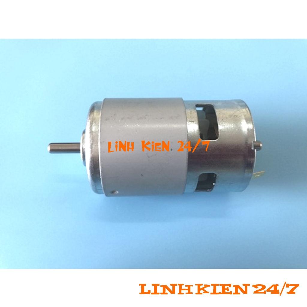 ĐỘNG CƠ DC RS775-100W TRỤC TRÒN DC 12V-24V