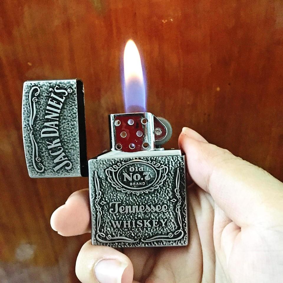 [HCM]Hột Quẹt Bật Lửa Zipo Jack Danel Bao Đẹp