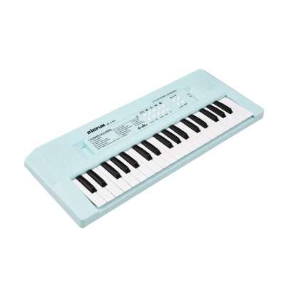 Electronic Piano with Mini Keyboard 37-Key Electronic Keyboard Piano Children' s Piano Blue
