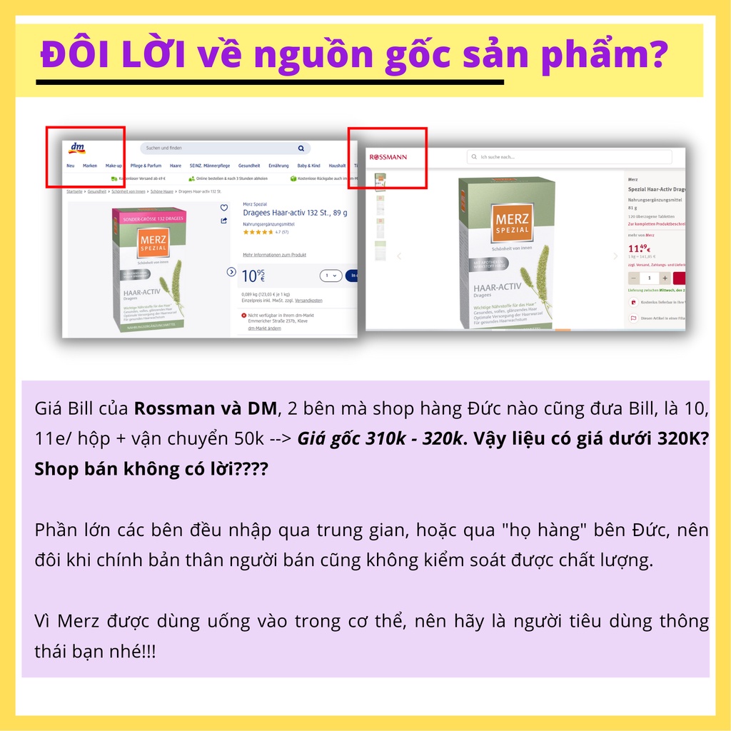 Dưỡng Mọc Tóc Merz Spezial Bill Đức