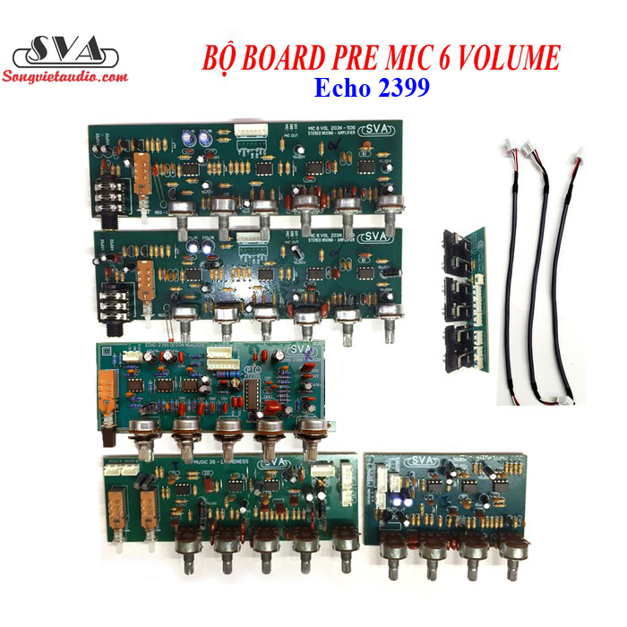 BỘ MẠCH AMPLI PRE MIC 6 VOLUME