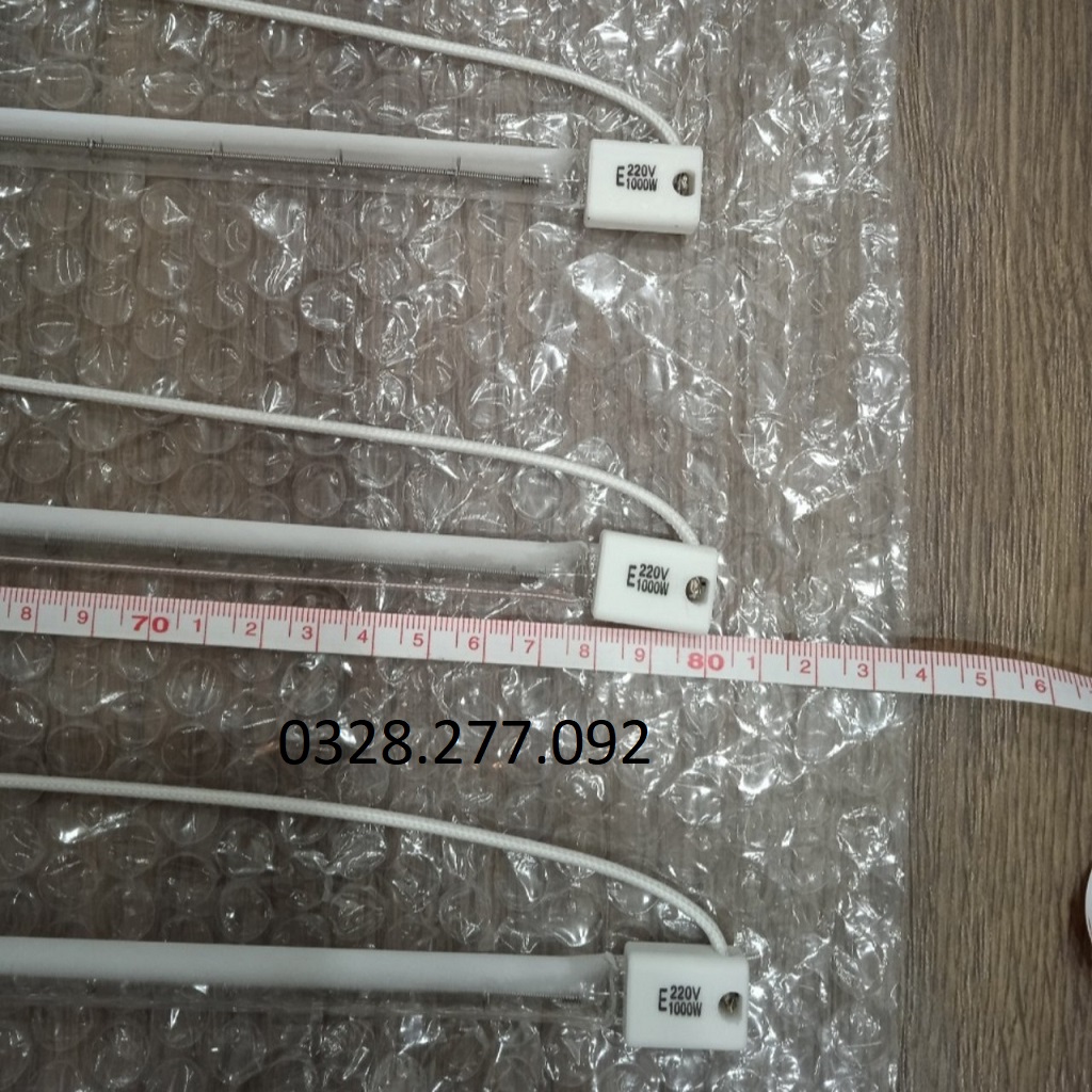 Đèn sấy hồng ngoại 1000w 80cm 220v trắng 1/2