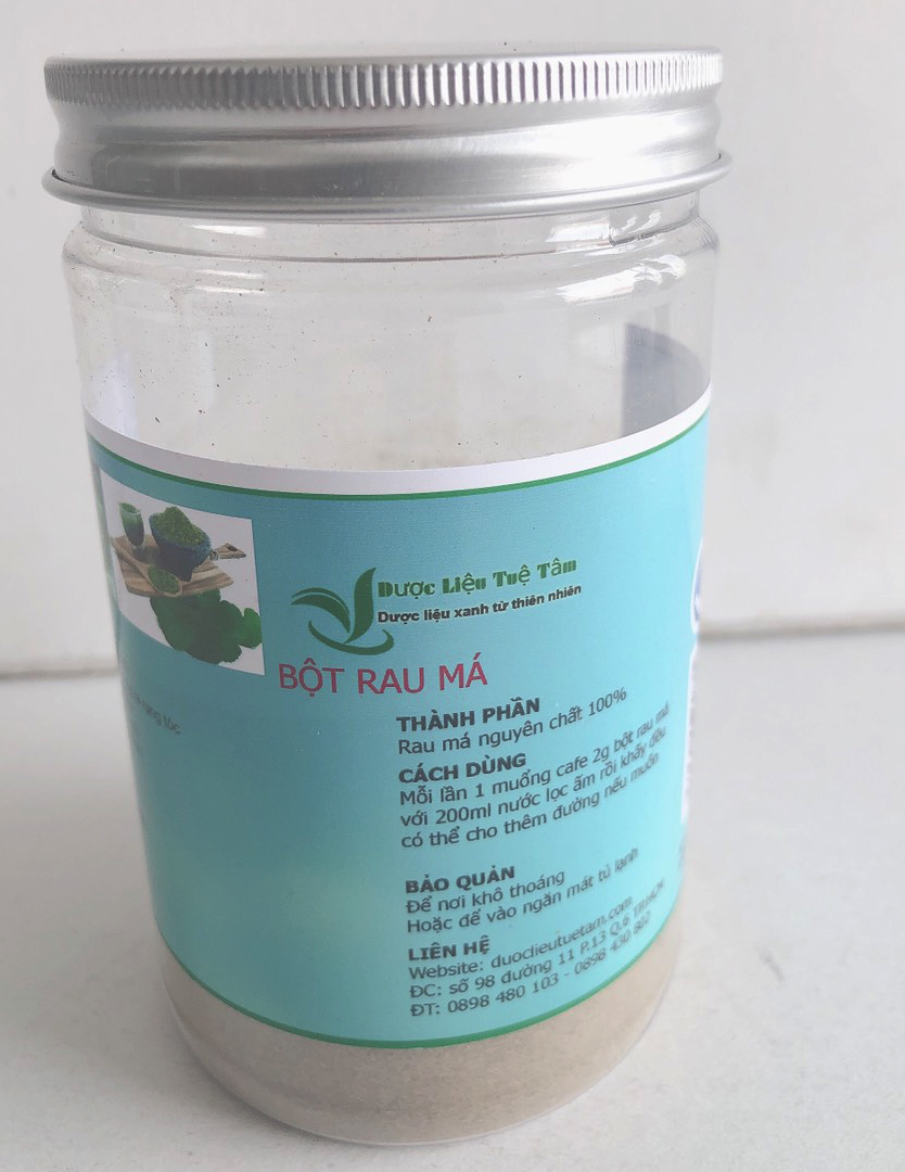[HCM]Bột Rau Má Sấy Lạnh Nguyên Chất 100gr