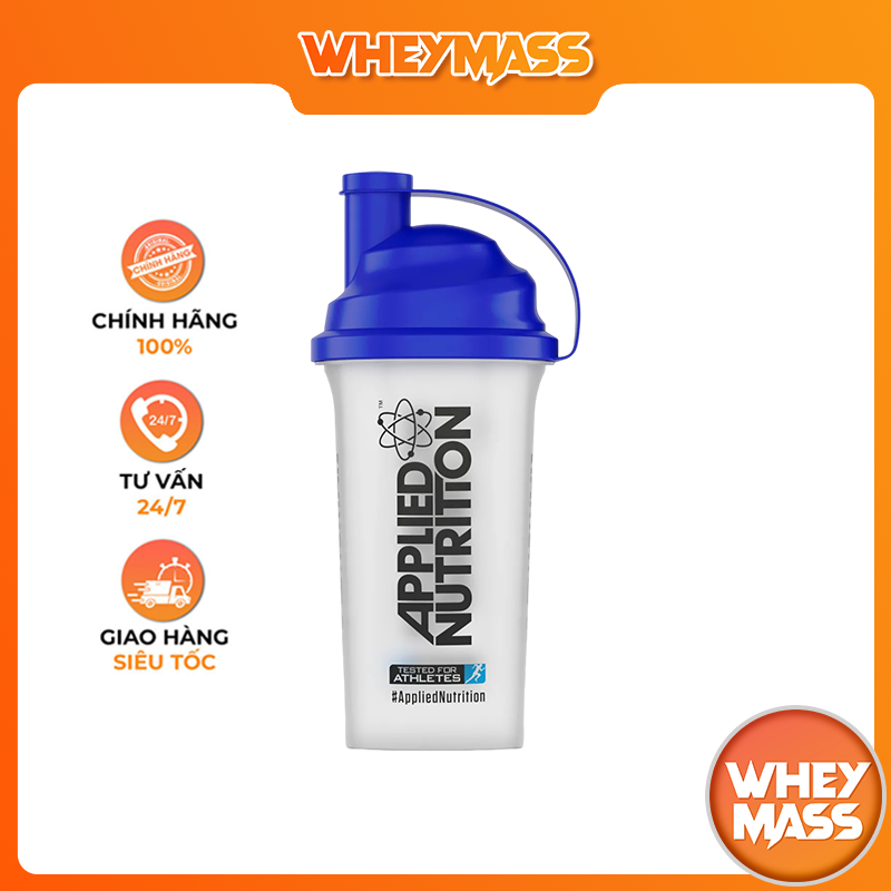 Bình Nhựa Nắp Xanh Shaker Applied Nutrition 700ml Siêu Bền