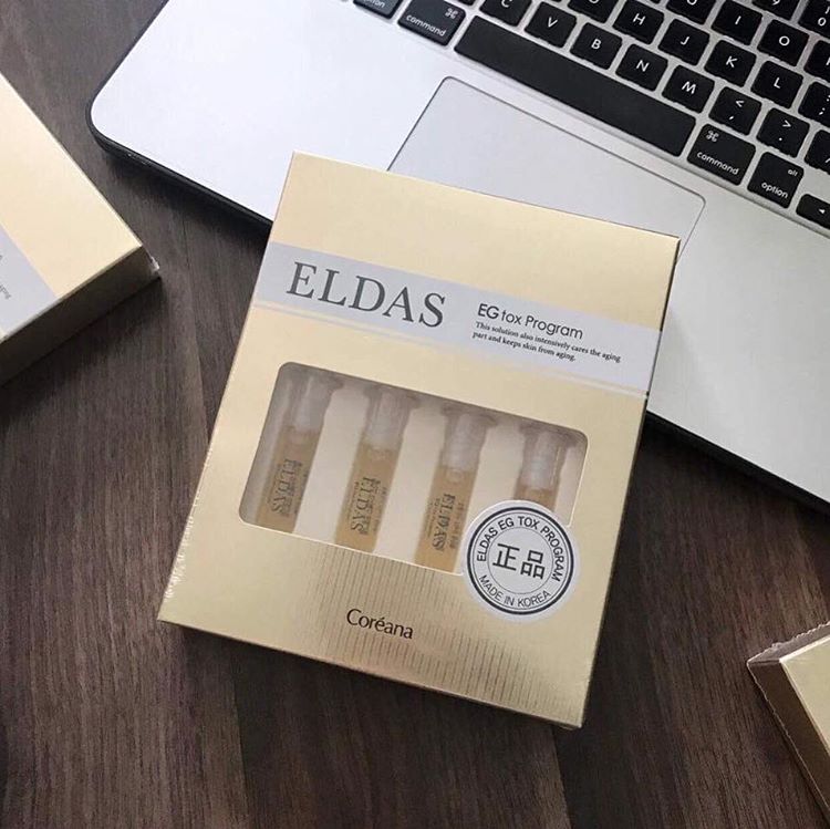 Serum Eldas Tox Program Coreana - Phục Hồi và Tái Tạo Da (hộp 4 ống)