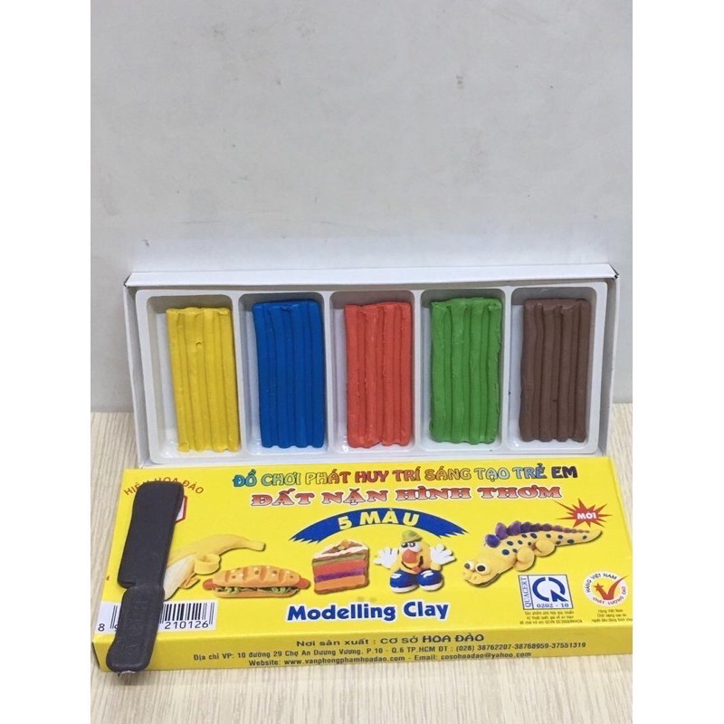Đất nặn Hoa Đào 5 màu/ 10 màu.