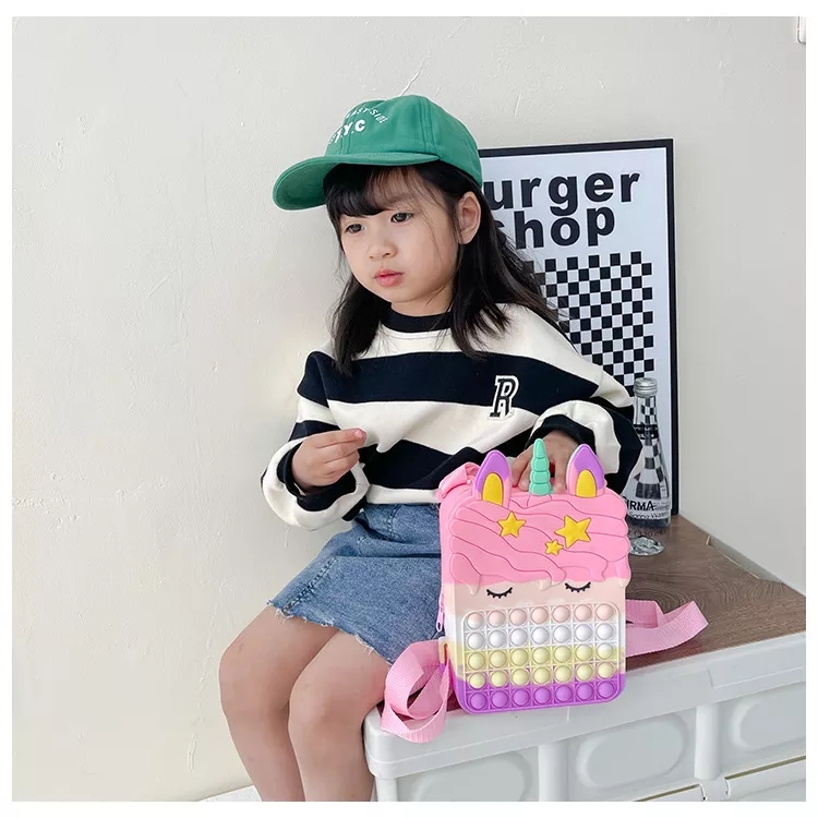 Balo POP IT PONY bằng silicon