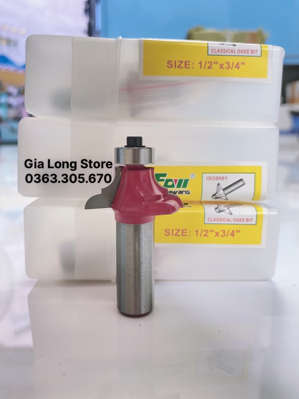 MŨI PHAY GỖ , MŨI SOI GỖ SEN NGƯỢC 19MM
