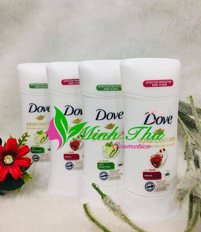 Lăn Sáp Khử Mùi Dove Advanced Care 72h 74gr