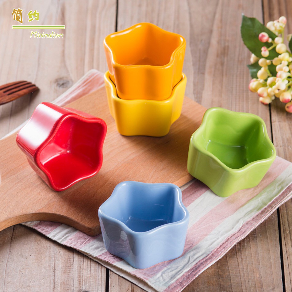 [FREESHIP] Bát Sứ Ăn Dặm Hình Ngôi Sao Cho Bé