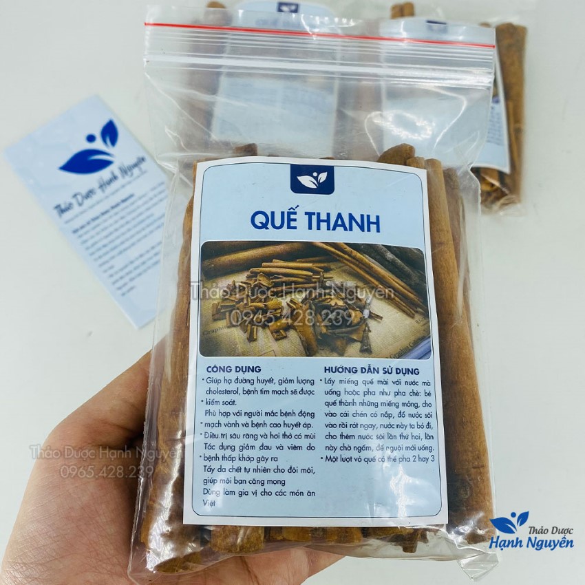 Trà Quế Cạo Vỏ 100g (Quế Ống, Trà Quế) - Có hút chân không
