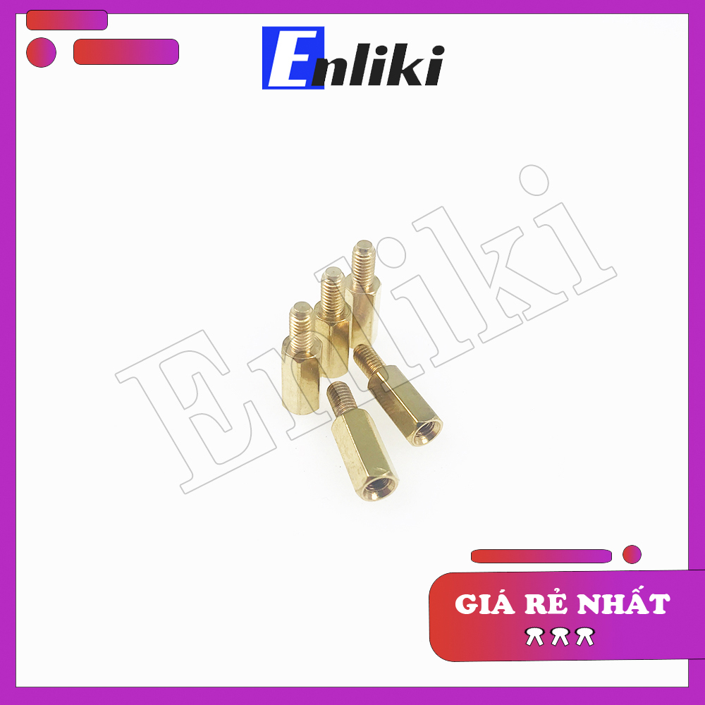 Cọc Đồng M3 Đực-Cái (10+6mm)