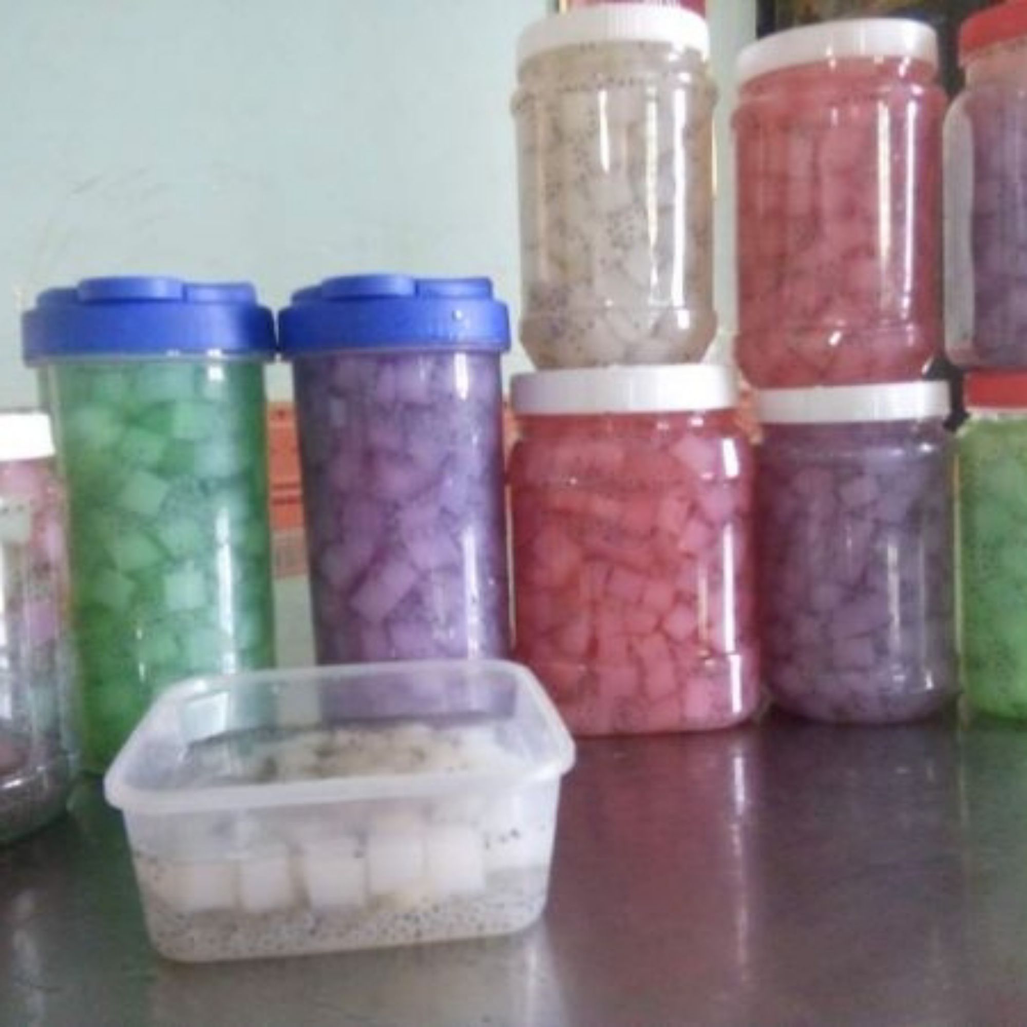 combo Thạch Dừa,hương và cacao