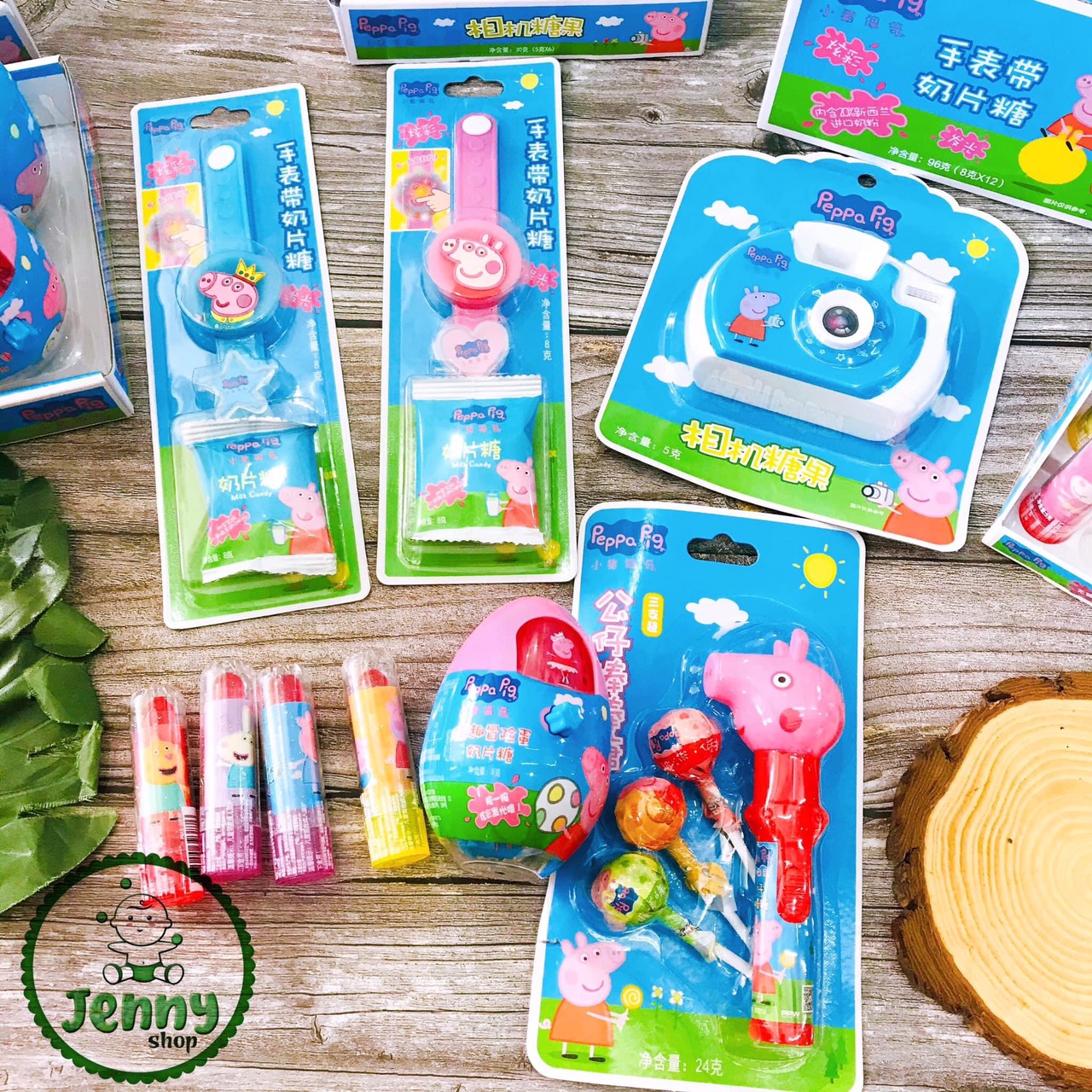 [Hàng Hot] Kẹo mút đồ chơi bé heo Peppa Pig cực đáng yêu