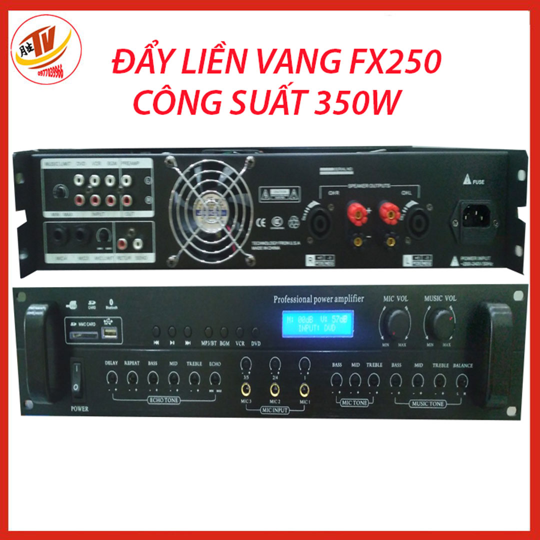 Cục đẩy công suất liền vang cơ karaoke tamashi fx350 – cục đẩy công suất lớn tamashi fx350