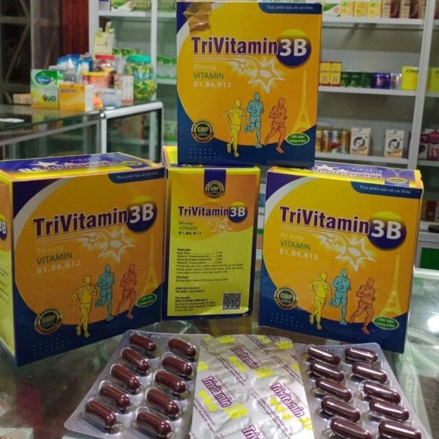 Trivitamin 3b bổ sung vitamin (b1 b6 b12), sản phẩm có nguồn gốc xuất xứ rõ ràng, đảm bảo chất lượng, dễ dàng sử dụng