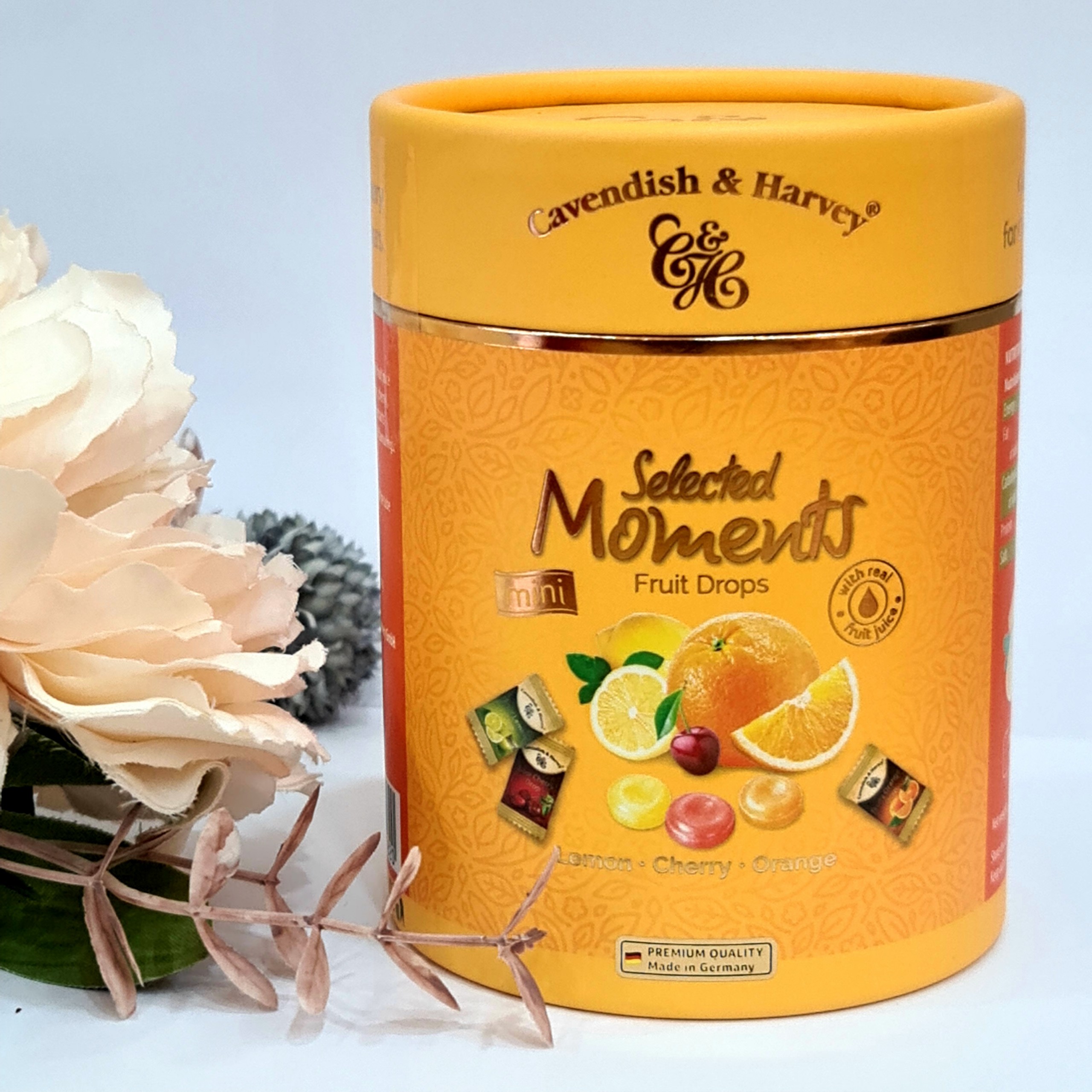 Kẹo C&H All The Best Fruit Drops (Yellow tube) 100g