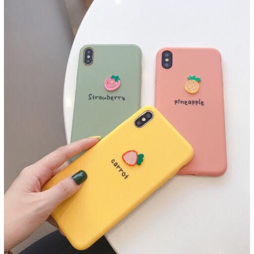 Ốp lưng Iphone trái cây xinh xinh [ Chất Dày Siêu Đẹp ]