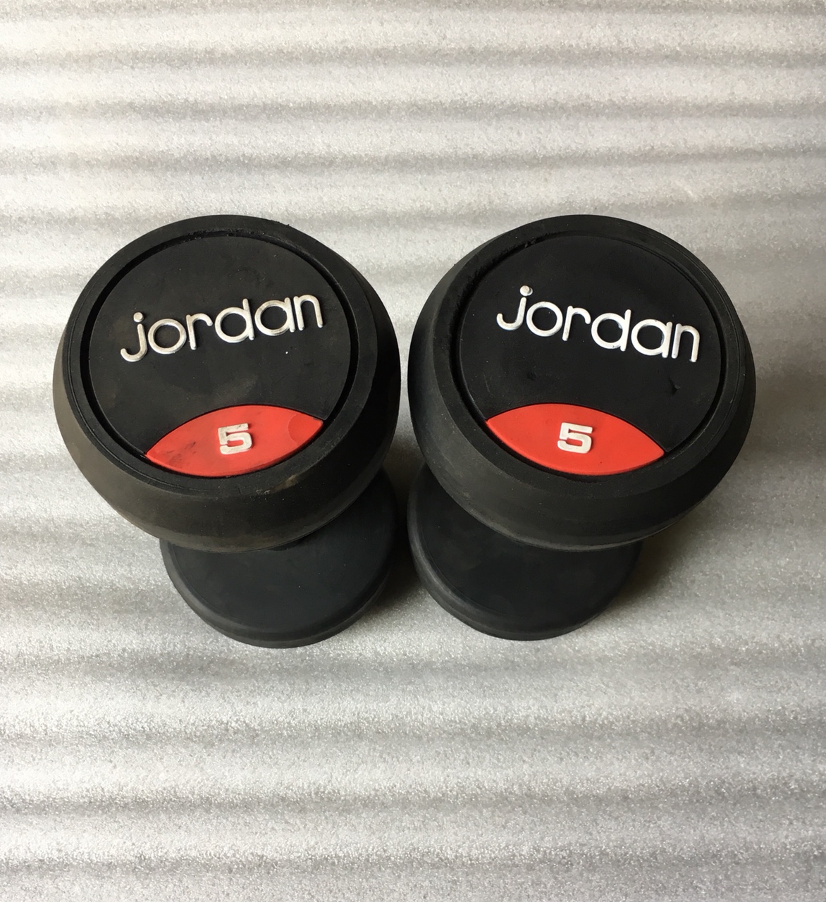 Tạ tay cao su jordan 5kg (1 đôi)