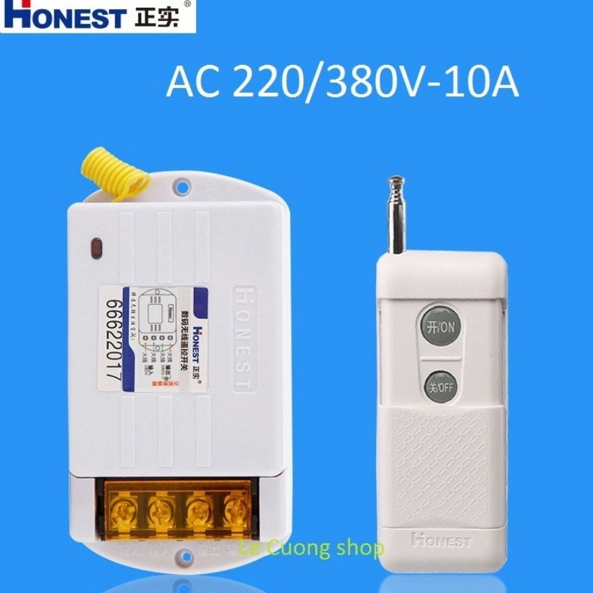 Công tắc điều khiển từ xa điện 1 pha ,3 pha ht 6380kg 10a công tắc điều khiển từ xa