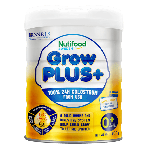 Sữa GrowPLUS+ Sữa non Vàng 800g (0-12 tháng)