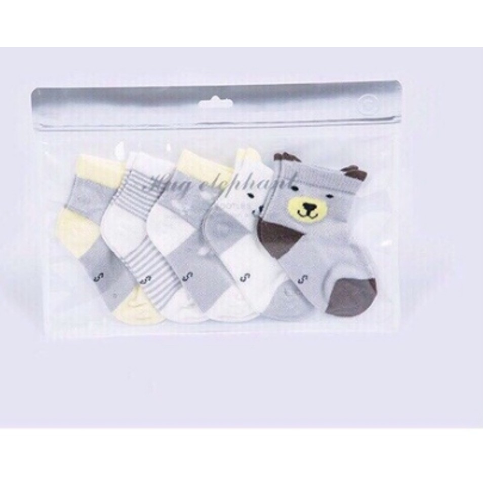 (1 Set = 5 Đôi) Tất Cao Cổ Cho Bé (Tất Lưới) Chất Cực Đẹp