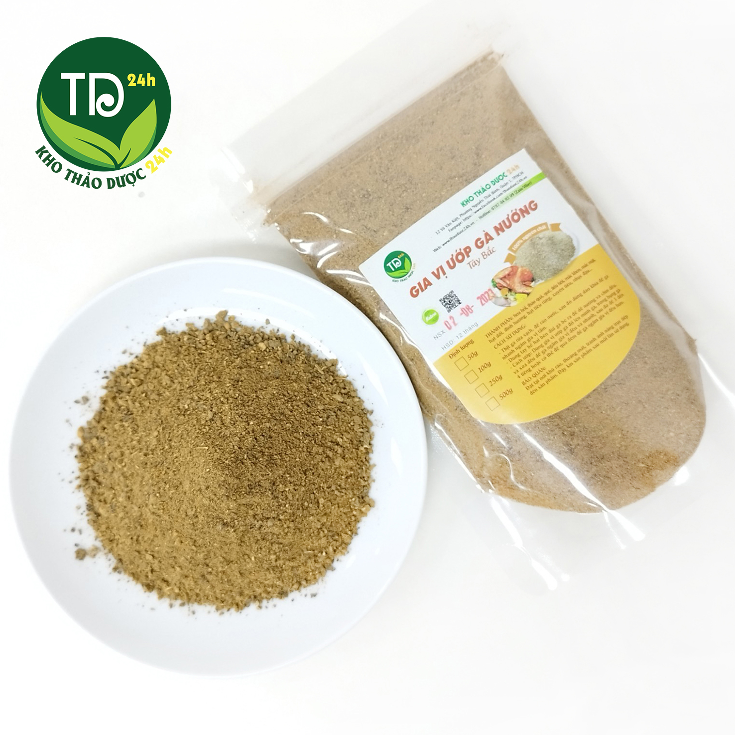 [100 gram] Gia vị ướp gà, vịt, heo, cá nướng chuẩn Tây Bắc, 100% từ thiên nhiên, cực thơm ngon | Kho Thảo Dược 24h