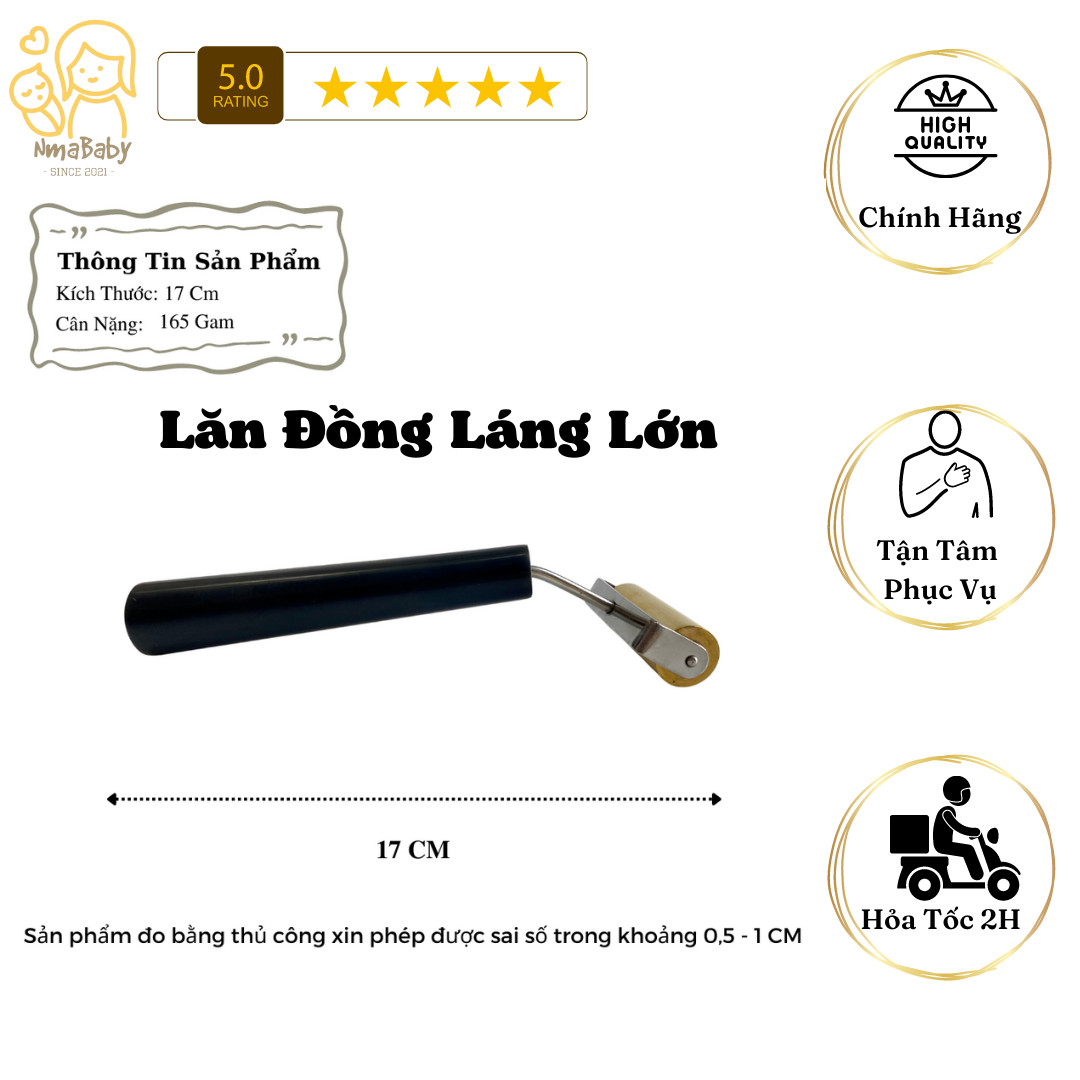 [HCM] Dụng Cụ Diện Chẩn - Lăn Đồng Láng Lớn - Hãng VINAMASSAGE