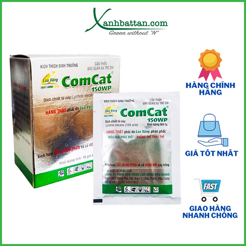 Phân Bón Lá Kích Thích Sinh Trưởng Comcat 150WP Gói 5 Gram