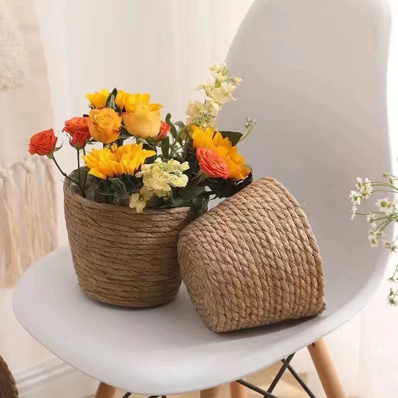 Giỏ cắm hoa, giỏ quà bằng cói