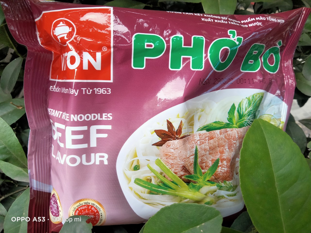 (Free Ship)Thùng 30 gói Phở Bò hiệu VIFON 65gr