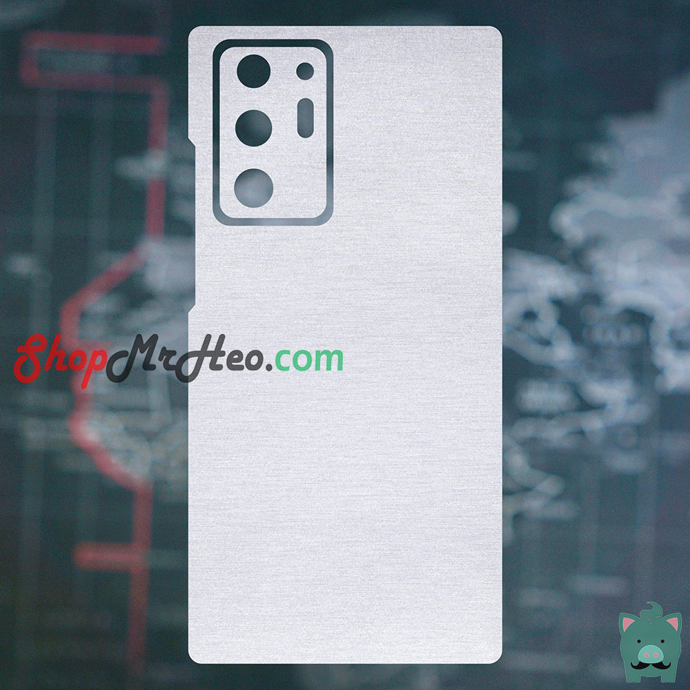 [HCM]Skin Dán Mặt Sau Lưng Vân Nhôm Samsung Galaxy Note 20 - Note 20 Ultra